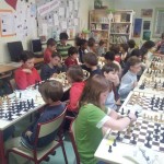 un concours d'échecs à l'école sainte thérèse